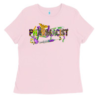Bubblegum Pink mardi gras pharmacist Ladies Tee - CowGirlArtShop