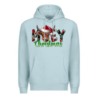 Blue Mist moey Christmas Premium Hoodie - CowhideDigitalArt
