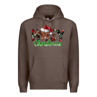 Coffee moey Christmas Premium Hoodie - CowhideDigitalArt