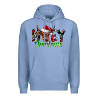 Colony Blue moey Christmas Premium Hoodie - CowhideDigitalArt