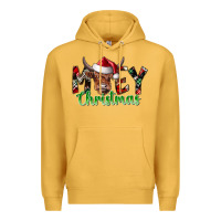 Mustard moey Christmas Premium Hoodie - CowhideDigitalArt