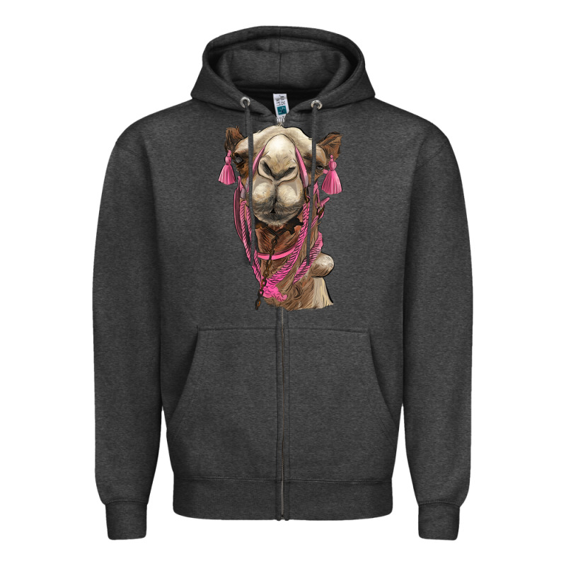 Camel Zipper Hoodie by BarkalooDesign | Teevron