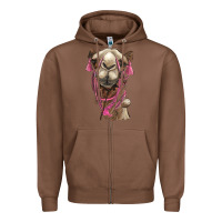 Chestnut camel Zipper Hoodie - BarkalooDesign