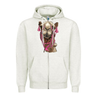 Oatmeal Heather camel Zipper Hoodie - BarkalooDesign