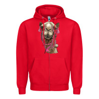 Red camel Zipper Hoodie - BarkalooDesign