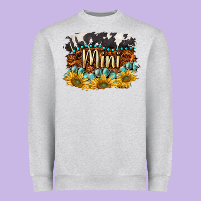 Western Mini Heavyweight Sweatshirt Designed By Barkaloodesign