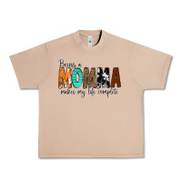 Burro Being a Momma Makes My Life Complete Urban Heavy Tee - CowCowDesign