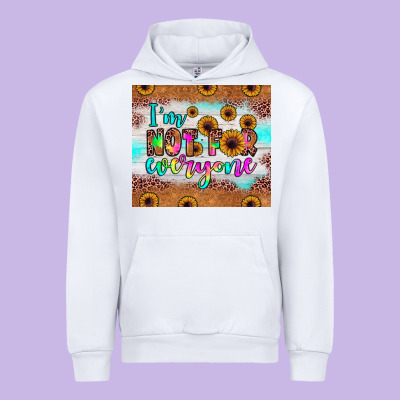 I'm Not For Everyone Urban Hoodie Designed By Jahusdesignshop