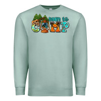 Seafoam born to camp with guitar Premium Sweatshirt - AdoDesignShop