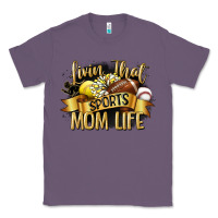 Lavender livin that sports mom life Classic Tee - CowGirlArtShop
