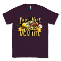 Plum livin that sports mom life Classic Tee - CowGirlArtShop