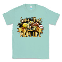 Seafoam livin that sports mom life Classic Tee - CowGirlArtShop