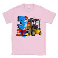Bubblegum Pink forklift birthday three Classic Tee - Artiststas