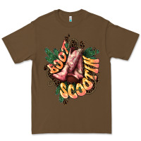 Cacao Boots scootin Premium Tee - HowdyJamesFarm