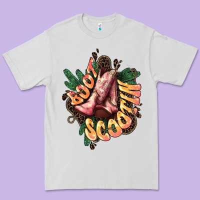 Boots Scootin Premium Tee Designed By Howdyjamesfarm