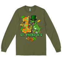 Army Green my first st. patricks day Long Sleeve Tee - FaDigitalArtStudio