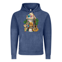 Vintage Denim Mexican Hot Coffee Cup Vintage Hoodie - FaDigitalArtStudio