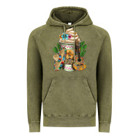 Vintage Olive Mexican Hot Coffee Cup Vintage Hoodie - FaDigitalArtStudio