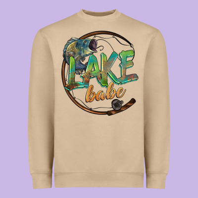 Lake Babe Heavyweight Sweatshirt Designed By Barkaloodesign