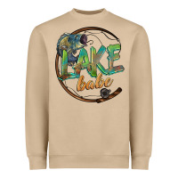 Mushroom lake babe Heavyweight Sweatshirt - BarkalooDesign