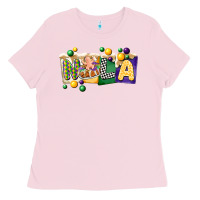 Bubblegum Pink nola cake mardi gras Ladies Tee - CowGirlArtShop