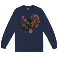 Navy gobble Long Sleeve Tee - RanaPortraitStore