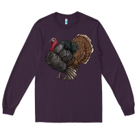 Plum gobble Long Sleeve Tee - RanaPortraitStore
