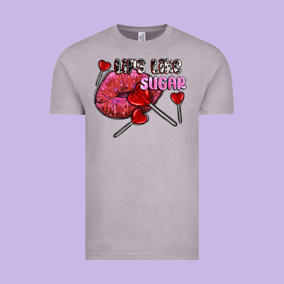 Lips Like Sugar Olivia Vintage Tee Designed By Oliviacreatesart