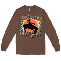 Chestnut American cowgirl 4th of july Long Sleeve Tee - FaDigitalArtStudio