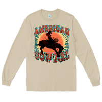 Mushroom American cowgirl 4th of july Long Sleeve Tee - FaDigitalArtStudio