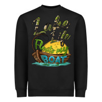 Black lake life floats my boat Heavyweight Sweatshirt - BarkalooDesign