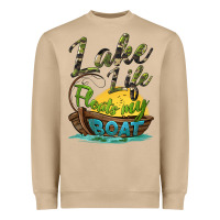 Mushroom lake life floats my boat Heavyweight Sweatshirt - BarkalooDesign