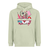 Matcha custom name nurse hat and elements Heavyweight Hoodie - AdoDesignShop