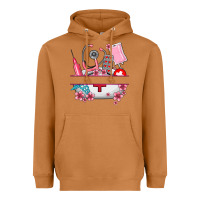 Meerkat custom name nurse hat and elements Heavyweight Hoodie - AdoDesignShop