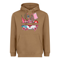 Toasted Coconut custom name nurse hat and elements Heavyweight Hoodie - AdoDesignShop