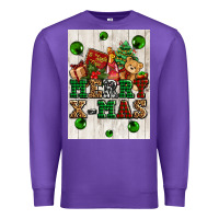Purple merry xmas Premium Sweatshirt - AdoDesignShop