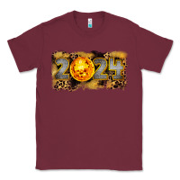Burgundy 2024 new year Classic Tee - CowGirlArtShop