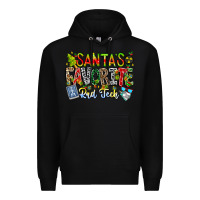 Black Santa's Favorite Rad Tech Premium Hoodie - CowhideDigitalArt