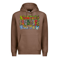 Chestnut Santa's Favorite Rad Tech Premium Hoodie - CowhideDigitalArt