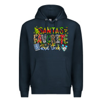Navy Santa's Favorite Rad Tech Premium Hoodie - CowhideDigitalArt