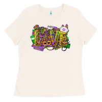 Bone mardi gras love nurse Ladies Tee - CowGirlArtShop