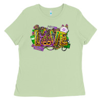 Matcha mardi gras love nurse Ladies Tee - CowGirlArtShop