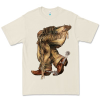 Bone Cowboy boots western Premium Tee - HowdyJamesFarm