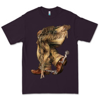 Plum Cowboy boots western Premium Tee - HowdyJamesFarm