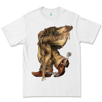 White Cowboy boots western Premium Tee - HowdyJamesFarm