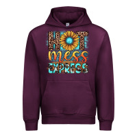 Mauve Wine hot mess express Urban Hoodie - JahusDesignShop