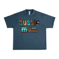 Midnight Navy Aussie mom Urban Heavy Tee - CowCowDesign