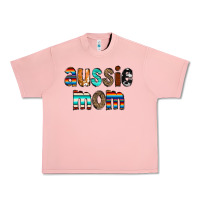Salmon Aussie mom Urban Heavy Tee - CowCowDesign