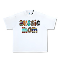White Aussie mom Urban Heavy Tee - CowCowDesign