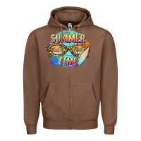Chestnut summer time sunset glasses Zipper Hoodie - BarkalooDesign